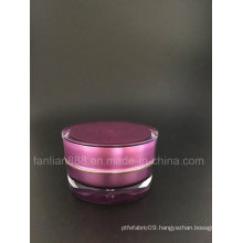 Luxury Acrylic Bottles/Round Cream Jars for Cosmetic Packaging